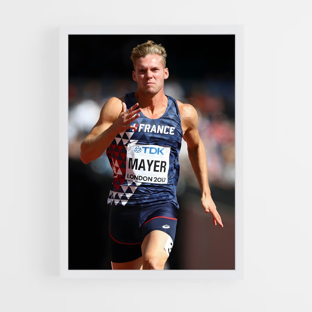 Poster Sprint Étoilé – affiche Athlétisme (vue 3)